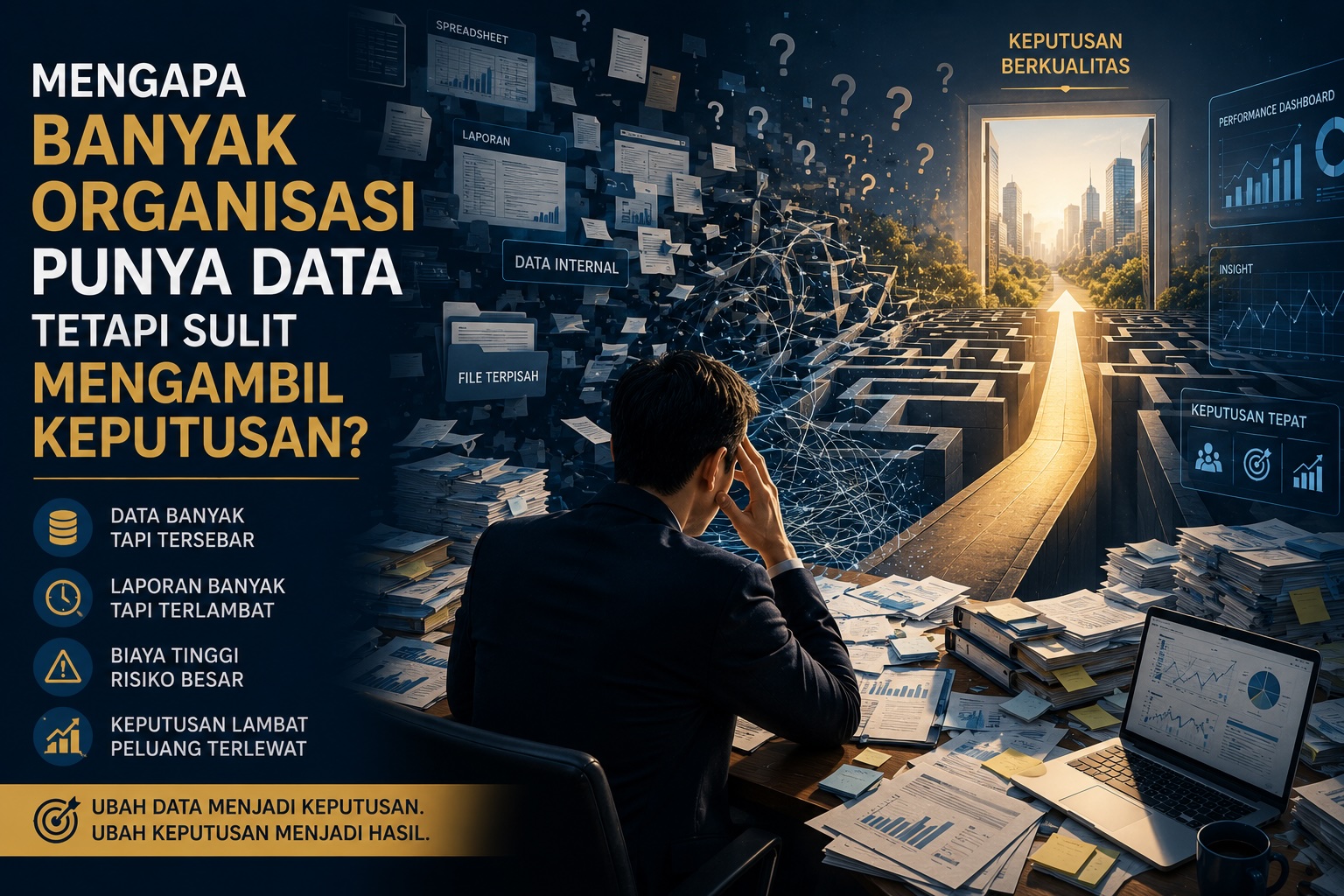 Banyak Organisasi Kaya Data, tetapi Miskin Keputusan