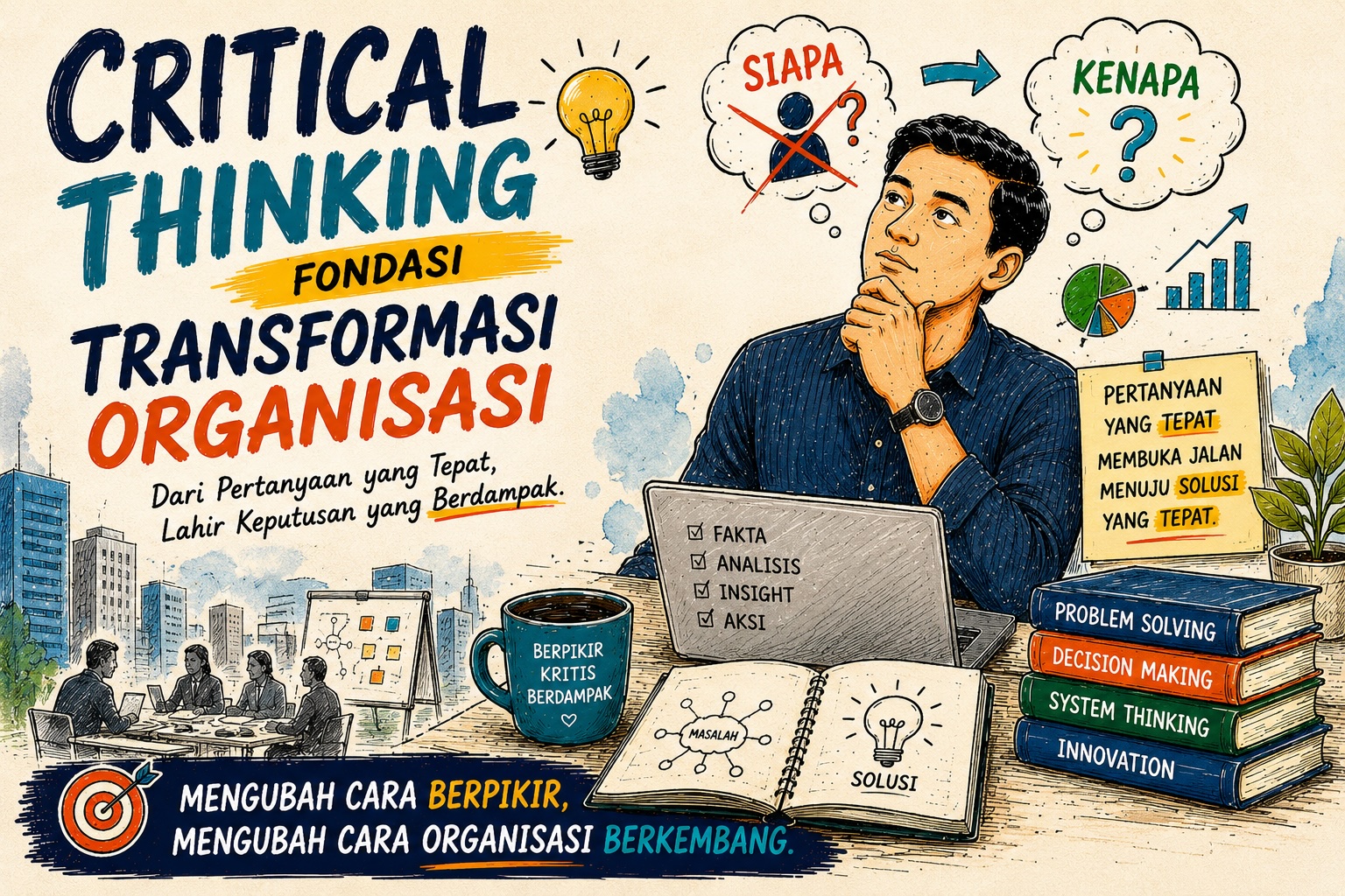 Mengapa Organisasi Sering Mengulangi Kesalahan yang Sama? Jawabannya Bukan pada Teknologi, tetapi Cara Berpikir